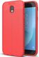 Etui Grain Leather Samsung J7 J730 2017 czerwony/red 1