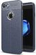 Etui Grain Leather iPhone 8 niebieski/blue 2