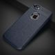 Etui Grain Leather iPhone 8 niebieski/blue 1