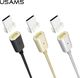 Kabel USB Usams USB-A - USB-C 1.2 m Biały (TCLD02) 3