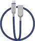 Kabel USB Usams USB-A - Lightning 1.9 m Niebieski (IPYSUSB202) 2