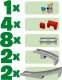 LEGO Duplo Tory Kolejowe i wiadukt (10872) 5