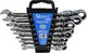 Geko komplet kluczy łamanych z grzechotką 8 elementów 8-22mm (G10338) 1
