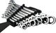 Geko komplet kluczy łamanych z grzechotką 8 elementów 8-22mm (G10338) 2