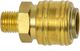 Geko szybkozłączka pneumatyczna 1/4"typ żeński gwint zewnętrzny (G02985) 1