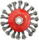 Geko Szczotka druciana boczna pleciona 115mm M14 (G00606) 1