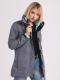 Hi-Tec Kurtka damska 3w1 Lady Lizzy Light Grey Melange/Aqua Splash r. M 4