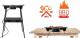 Adler AD6602 Grill ogrodowy elektryczny 2400 W 37 cm x 21 cm 5