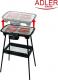 Adler AD6602 Grill ogrodowy elektryczny 2400 W 37 cm x 21 cm 6
