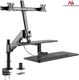 Maclean Maclean MC-797 Uchwyt na dwa monitory i klawiaturę do 8kg 13"-32" 17