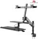 Maclean Maclean MC-797 Uchwyt na dwa monitory i klawiaturę do 8kg 13"-32" 3