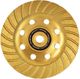 Geko tarcza diamentowa turbo do szlifowania betonu 125mm M14 (H00121) 1