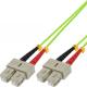 InLine Patchcord światłowodowy Duplex SC/SC, 50/125µm, OM5, 5m (83505Q) 2