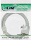 Kabel InLine HDMI - DVI-D 0.5m biały (17659U) 1