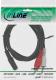 Kabel InLine Jack 3.5mm - RCA (Cinch) x2 1m czarny (89940A) 1