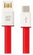 Kabel USB OnePlus USB - USB-C flat czerwony bulk OnePlus 3/3T/5 3
