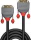 Kabel Lindy DVI-D - DVI-D 1m szary (36221) 2