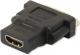 Adapter AV Techly HDMI - DVI-D czarny 2