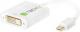 Adapter AV Techly DisplayPort Mini - DVI-D biały 1