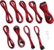 CableMod Zestaw kabli, Czerwony (CM-PCSR-FKIT-NKR-R) 1