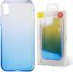 Baseus BASEUS GLAZE CASE ETUI IPHONE X NIEBIESKI 1