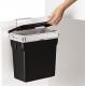 Kosz na śmieci Simplehuman szafkowy 10L czarny (CW1643) 3