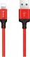 Kabel USB Foxconn USB-A - USB-C 1 m Czerwony Czarny (17461-uniw) 1