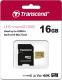 Karta Transcend 500S MicroSDHC 16 GB Class 10 UHS-I/U3 V30 (TS16GUSD500S) 1