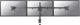 Neomounts Uchwyt biurkowy na 3 monitory 10" - 27" (FPMA-D550D3BLACK) 1