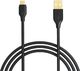 Kabel USB Aukey USB-A - 1 m Czarny (CB-MD1) 1