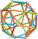 Geomag Klocki magnetyczne Confetti 127 elementów 1
