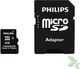 Karta Philips MicroSDHC 8 GB Class 4  (15493-uniw) 1
