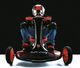 Crazycar Turnado Gokart Elektryczny jeździk Magiczna Czerń 3