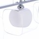Lampa wisząca Torino Lampa wisząca zwis oprawa Azzardo Happy 3 3X40W G9 biała/chrom 2192-3P 5