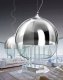 Lampa wisząca Torino Lampa wisząca zwis oprawa Azzardo Silver Ball 18 1x60W E27 chrom LP5034-S 1