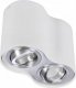Lampa sufitowa Torino Plafon lampa sufitowa spot Azzardo Bross 2 2x50W GU10 aluminium GM4200 ALU 1