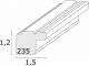 Ramka Deknudt drewniana 10x15 (S235F7) 3