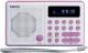 Radio Lenco white/pink (MPR-034) 1