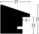 Ramka Nielsen Design Accent Magic, 40x50, drewniana (9740001) 1