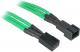 BitFenix 3-pin - 3-pin, 0.9m, Zielony (BFAMSC3F90GKRP) 2