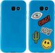 Puro Etui Patch Mania Galaxy A3 (2017) +5 Naklejek niebieskie 1