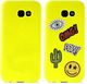Puro Etui Patch Mania Galaxy A3 (2017) +5 Naklejek żółte 1