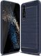 Hurtel Carbon Case elastyczne etui pokrowiec Huawei P20 niebieski 1