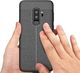 Hurtel Litchi Pattern elastyczne etui pokrowiec Samsung Galaxy S9 Plus G965 czarny 6