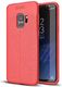 Hurtel Litchi Pattern elastyczne etui pokrowiec Samsung Galaxy S9 G960 czerwony 1