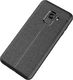 Hurtel Litchi Pattern elastyczne etui pokrowiec Samsung Galaxy A8 2018 A530 czarny 1