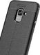 Hurtel Litchi Pattern elastyczne etui pokrowiec Samsung Galaxy A8 2018 A530 czarny 8