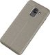Hurtel Litchi Pattern elastyczne etui pokrowiec Samsung Galaxy A8 2018 A530 szary 1