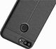 Hurtel Litchi Pattern elastyczne etui pokrowiec Huawei Honor 9 Lite niebieski 10