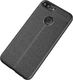 Hurtel Litchi Pattern elastyczne etui pokrowiec Huawei Honor 9 Lite niebieski 1